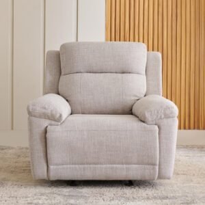 Lambert Fabric 1-Seater Rocking Recliner - Beige