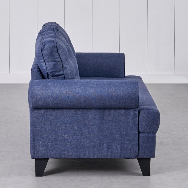 Helios California Fabric 2-Seater Sofa - Blue