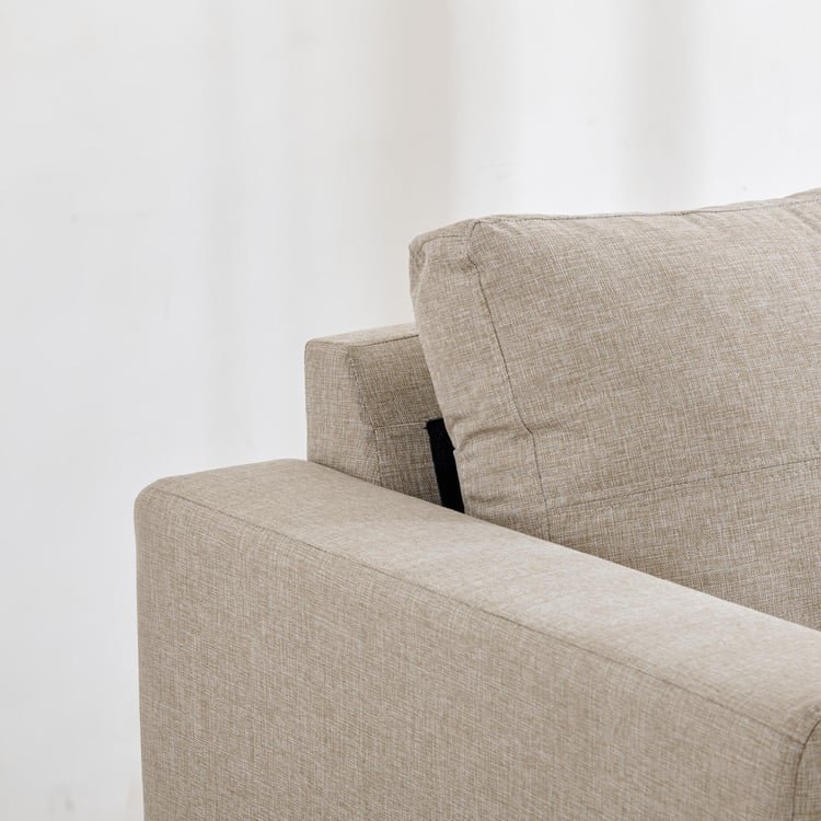 Berry Fabric 3-Seater Sofa - Beige - Image 7