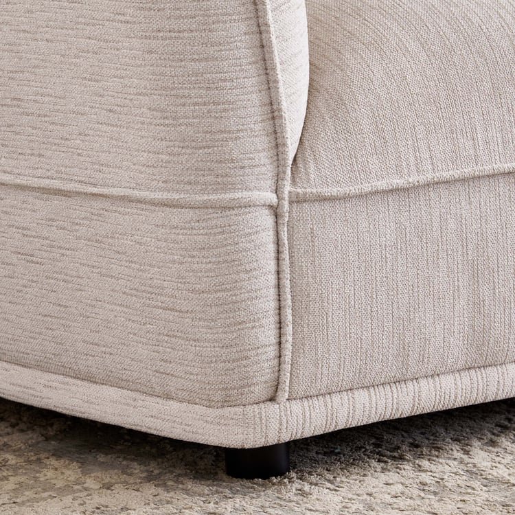 Morrison Fabric 3-Seater Sofa - Beige