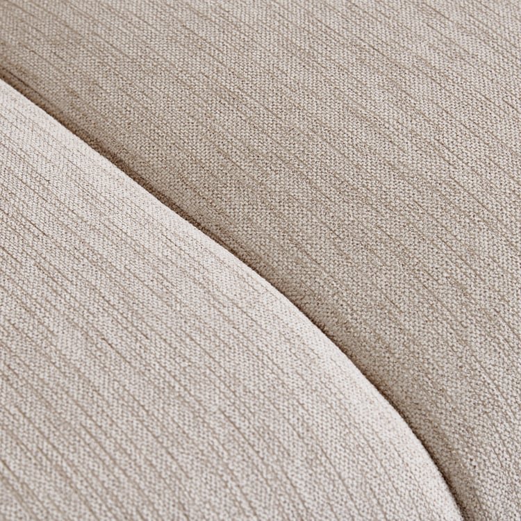 Morrison Fabric 3-Seater Sofa - Beige