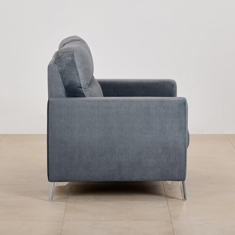 Helios Vive Fabric 2-Seater Sofa - Grey