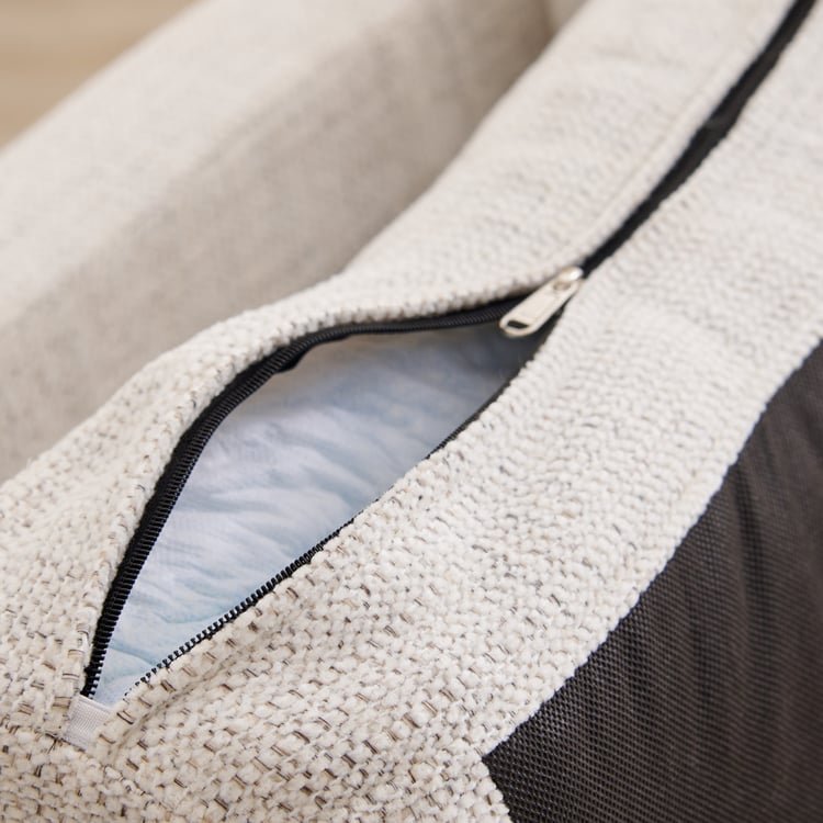 Quebec NXT Fabric 3-Seater Sofa - Beige - Image 7