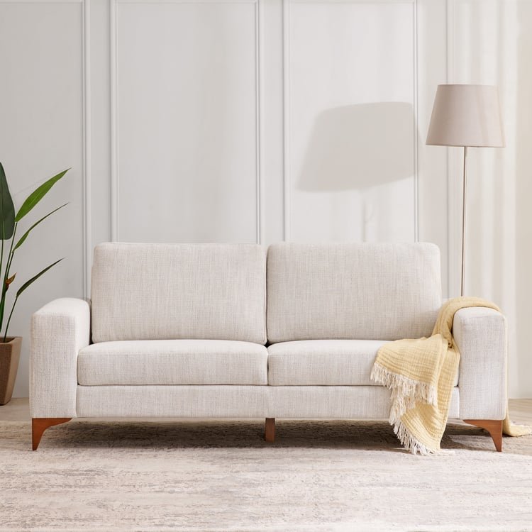 Quebec NXT Fabric 3-Seater Sofa - Beige - Image 3