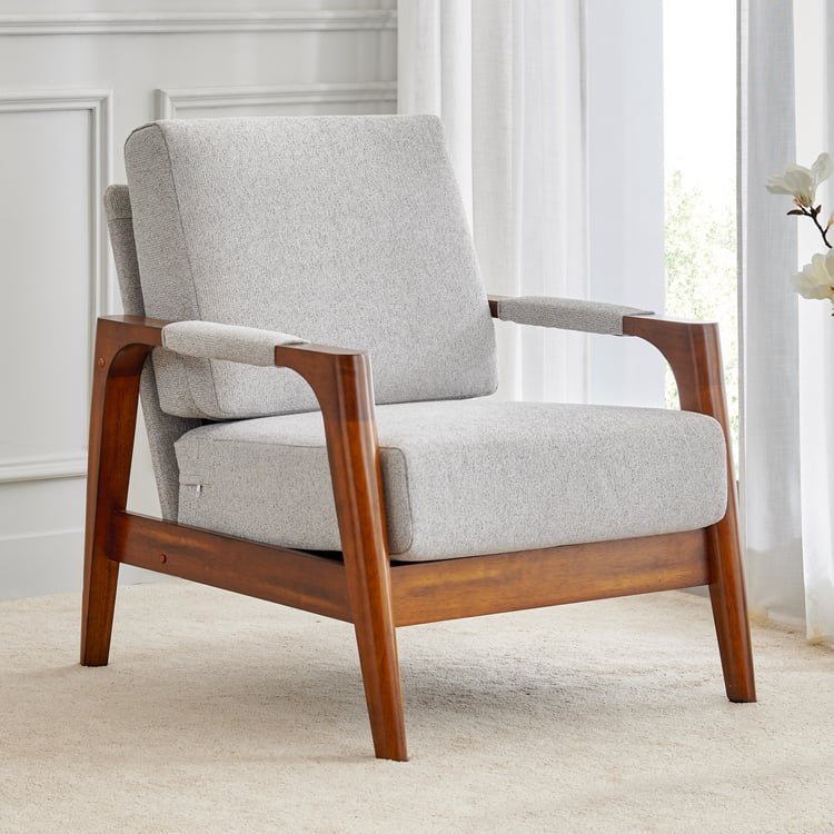 Mayfair Fabric 1-Seater Sofa - Grey