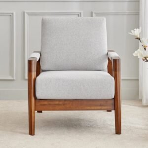 Mayfair Fabric 1-Seater Sofa - Grey