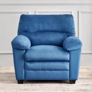 Mojo NXT Velvet 1-Seater Sofa - Blue