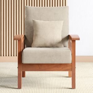 Abby Chenille 1-Seater Sofa - Customized Furniture