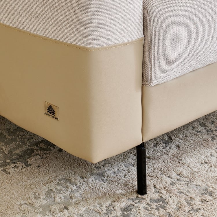 Andes NXT Fabric 1-Seater Sofa with Cushion - Beige