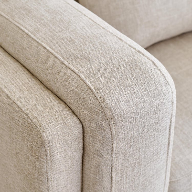 Lansbury NXT Fabric 1-Seater Sofa with Cushions - Beige