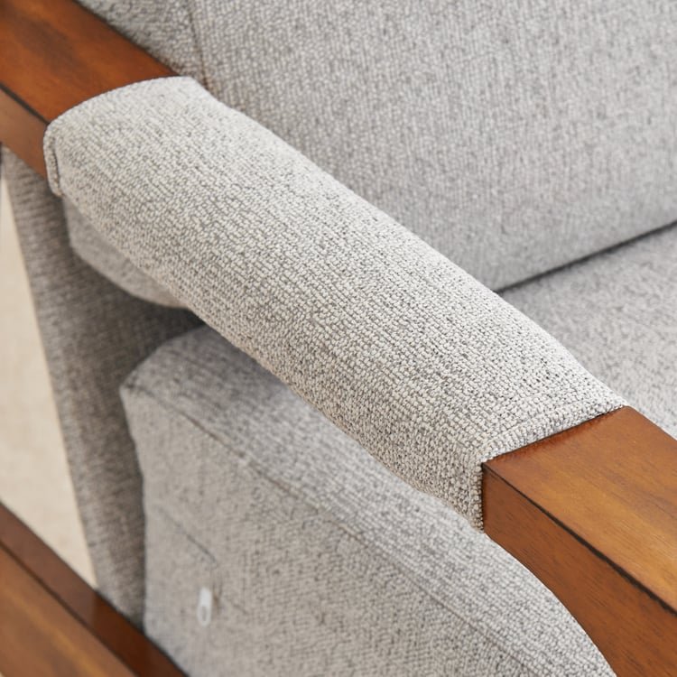 Mayfair Fabric 1-Seater Sofa - Grey