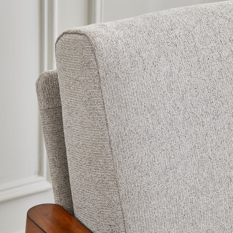 Mayfair Fabric 1-Seater Sofa - Grey