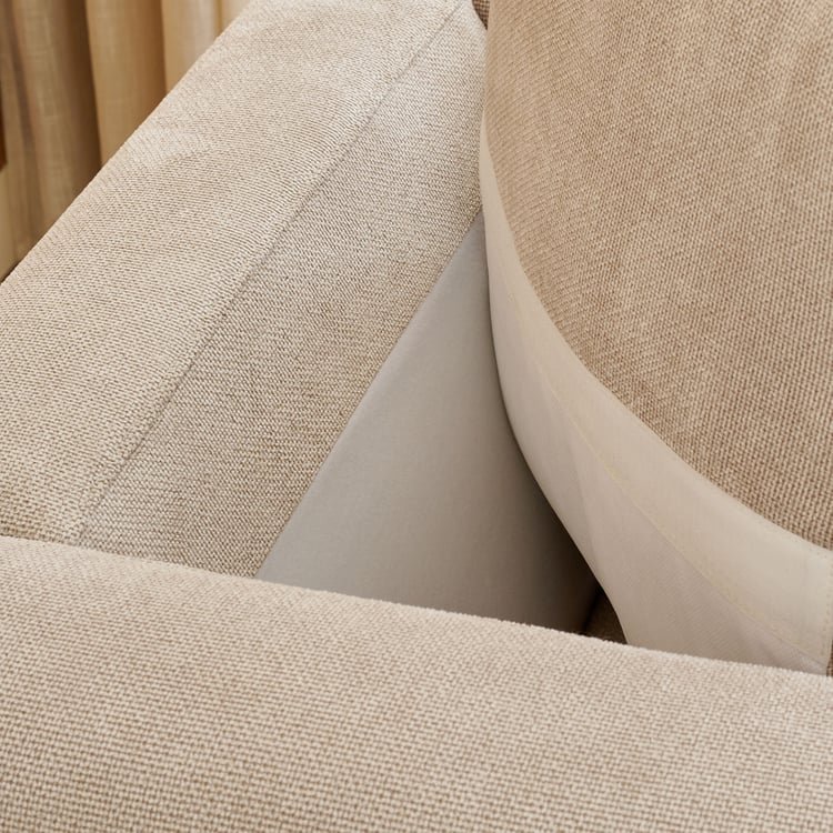 Andes NXT Fabric 1-Seater Sofa with Cushion - Beige