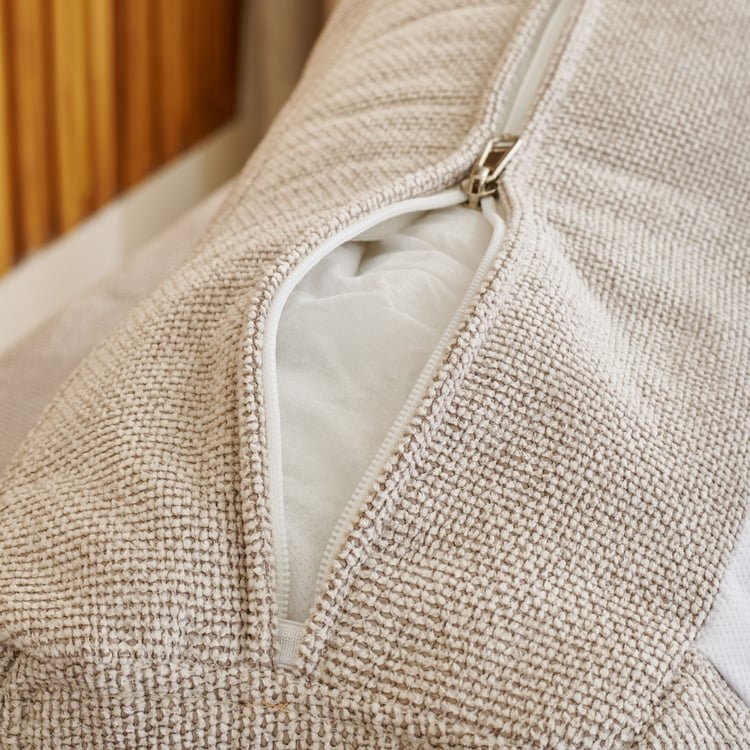 Andes NXT Fabric 1-Seater Sofa with Cushion - Beige