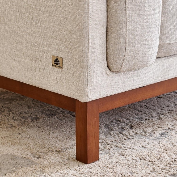 Lansbury NXT Fabric 1-Seater Sofa with Cushions - Beige