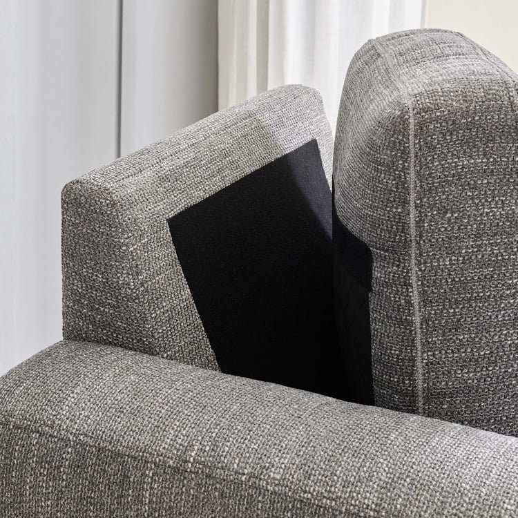 Quebec NXT Fabric 1-Seater Sofa - Grey