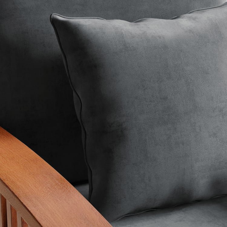 Abby Velvet 1-Seater Sofa with Cushion - Customized Furniture - Image 10