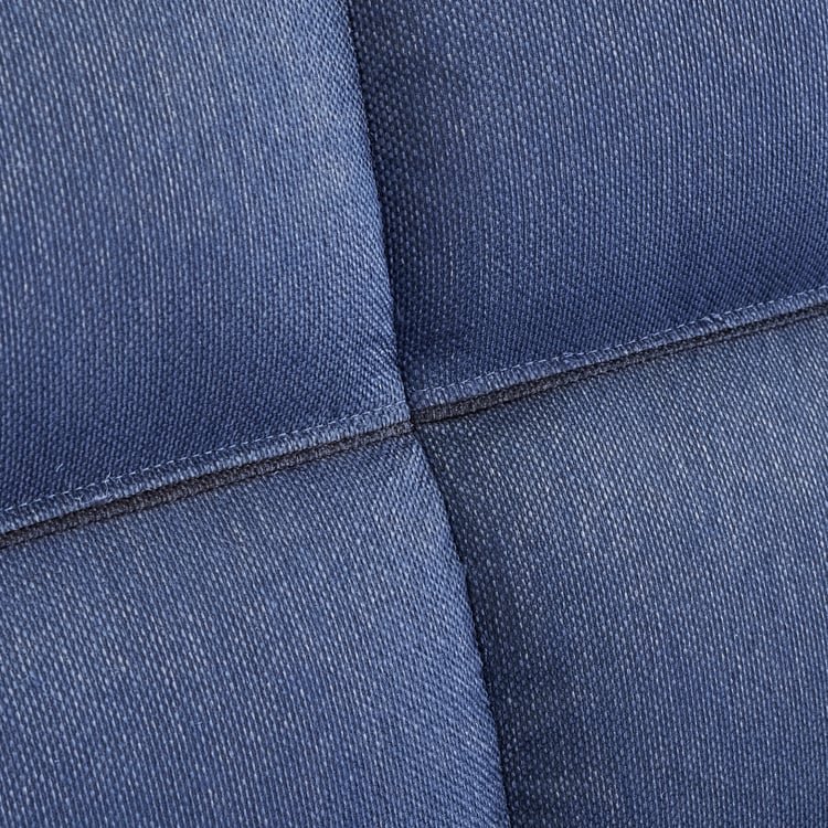 Helios Clary Fabric 3-Seater Right Corner Sofa with Chaise - Blue - Image 5