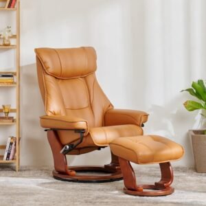 1-seater recliner Helios Quincy Fabric 1-Seater Recliner - Brown