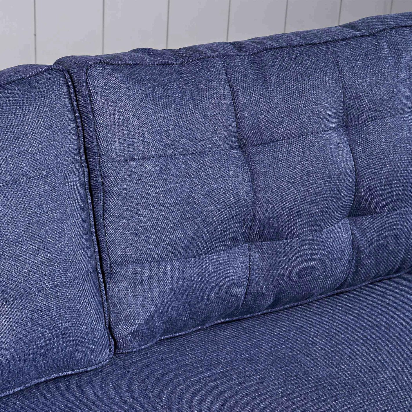 Helios California Fabric 3+1+1 Seater Sofa Set - Blue - Image 6