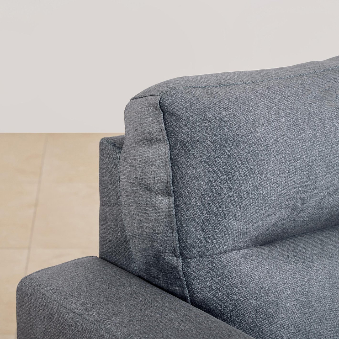 Helios Vive Fabric 3+2+1 Seater Sofa Set - Grey - Image 11