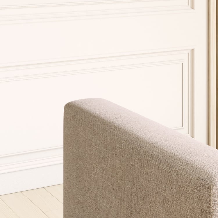 Wells Fabric Sofa Arm - Beige - Image 5