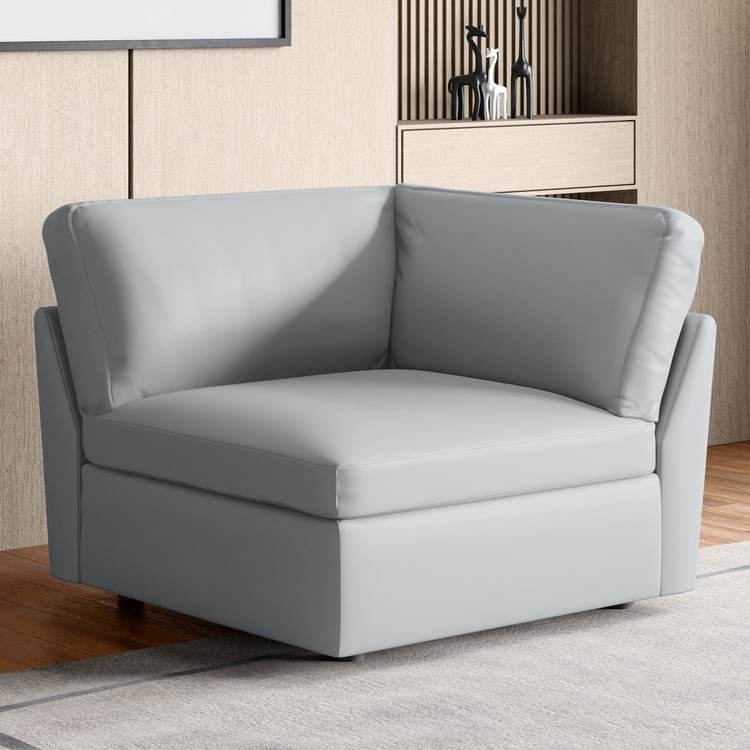 Corner Sofa Alpine Half-Leather 1-Seater Wedge | Premium Comfort