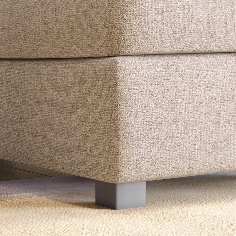 Wells Fabric Chaise - Beige