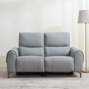 2-seater recliner Amigo Half Leather 2-seater electric recliner - Grey