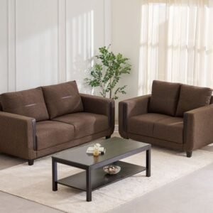 1000014199690-1000014199690-907_01-2100 Berry Fabric 3+2 Seater Sofa Set