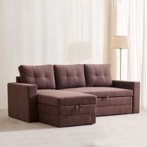 Sofa Cum Beds – Helios Woodland Fabric 2-Seater Sofa Bed