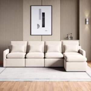 1000014604894-1000014604894-2609_02-2100 Corner Sofa with Ottoman – Perfect Blend of Style and Relaxation