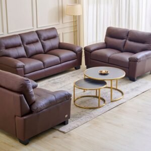 3+2+1 Seater Sofa Set - Brown