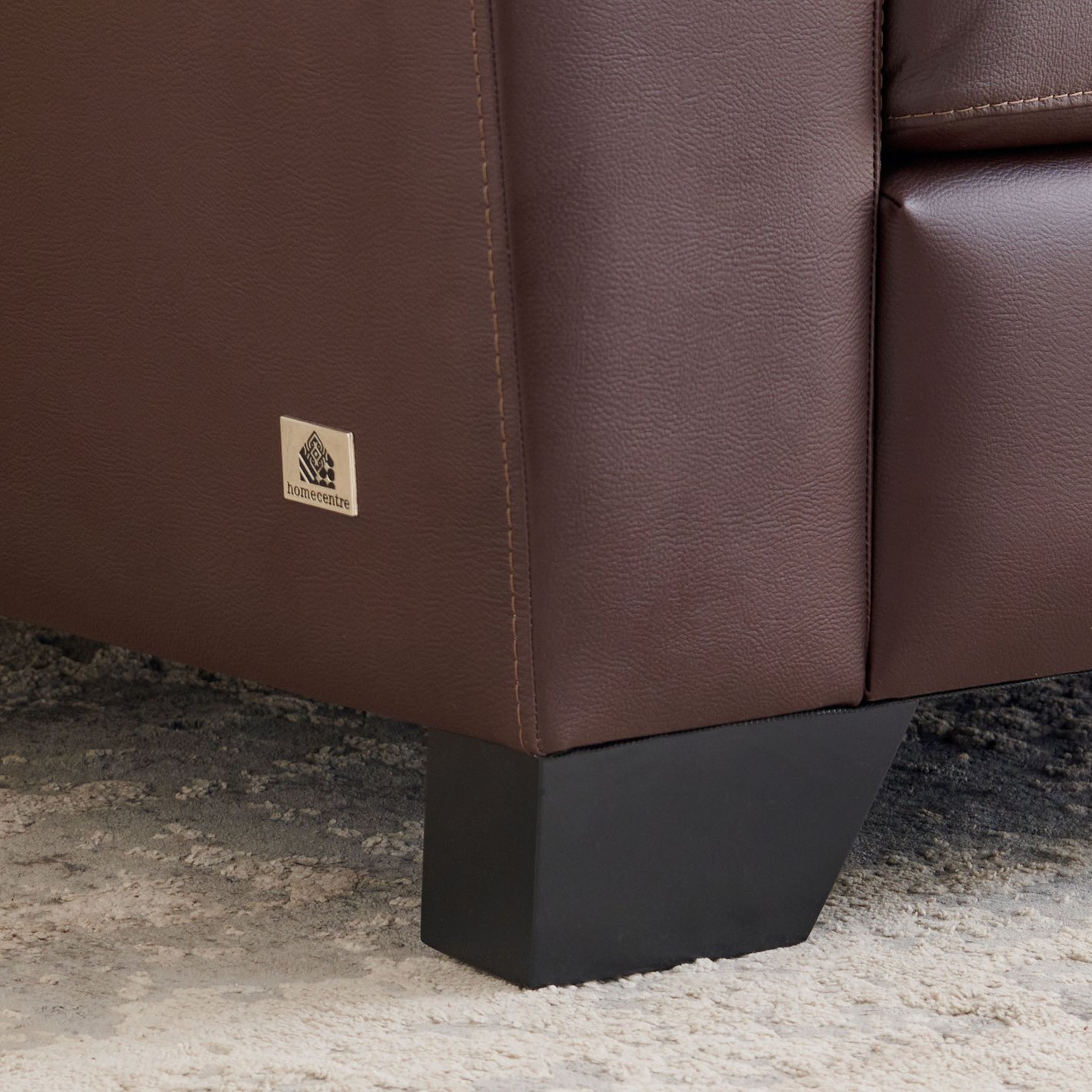 Winchester NXT Half Leather 3+2 Seater Sofa Set - Brown - Image 2