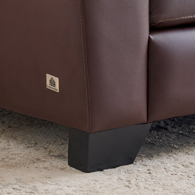 Winchester NXT Half Leather 3+2 Seater Sofa Set - Brown - Image 7