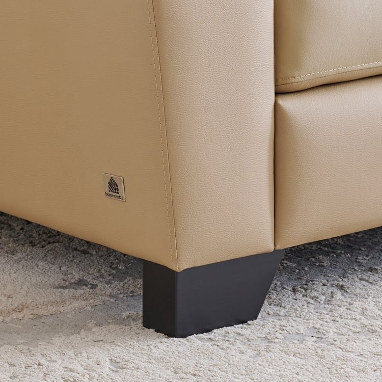 Winchester NXT Half Leather 3+1+1 Seater Sofa Set - Beige - Image 7