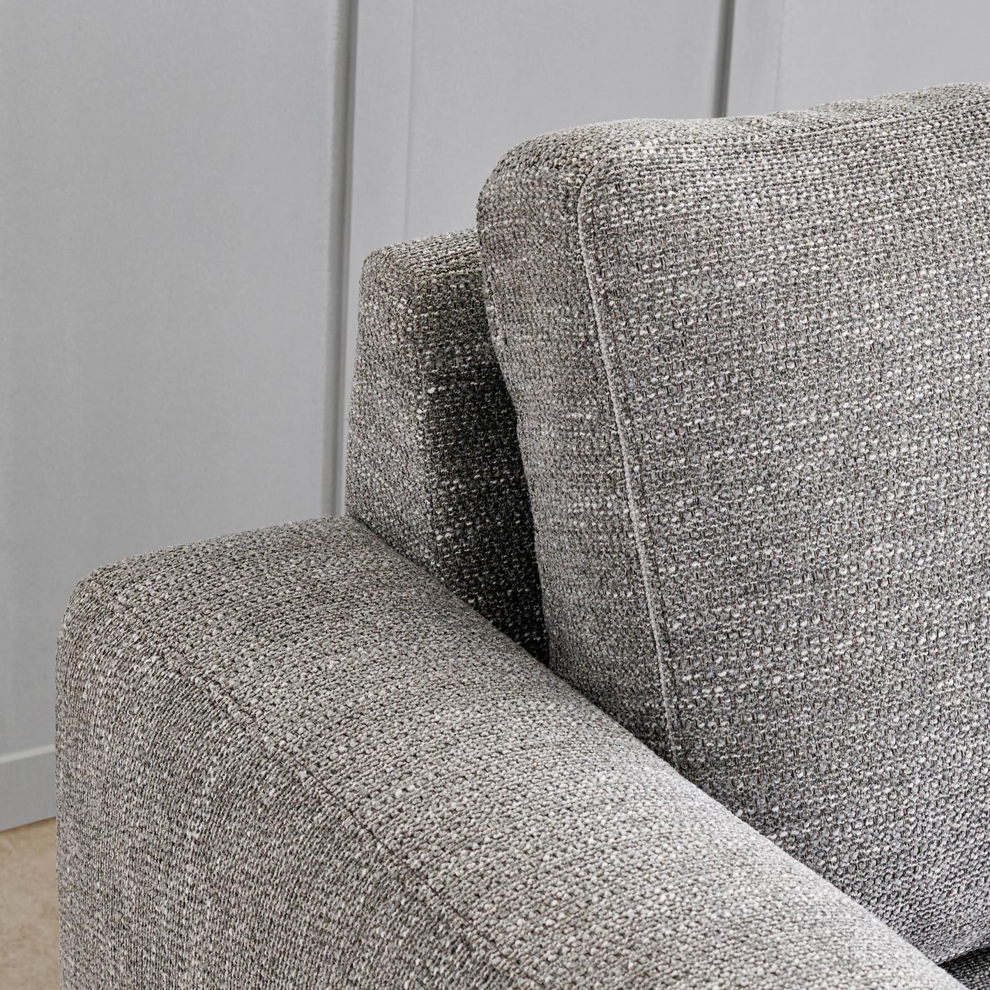 Quebec NXT Fabric 3+1+1 Seater Sofa Set - Grey - Image 8