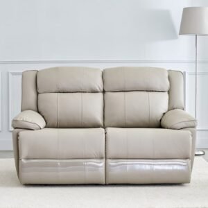 1000015224478-1000015224477_02-2100 Torino Faux Leather 2-seater secliner - Grey