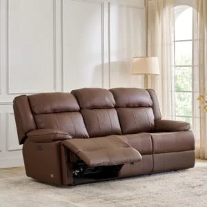 Torino Faux Leather 3-Seater Recliner – Stylish Sofa for Modern Comfort