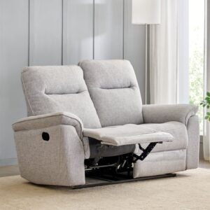 1000015312824-1000015312823_04-2100 Artise Fabric 2-Seater Recliner - Grey