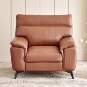 1-Seater Sofa Aprilla NXT Half Leather for Modern Living