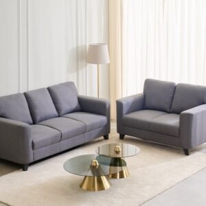 3+2 Seater Sofa Set (1) Sofa Set Helios Phantom Fabric 3+2 Seater for Modern Living