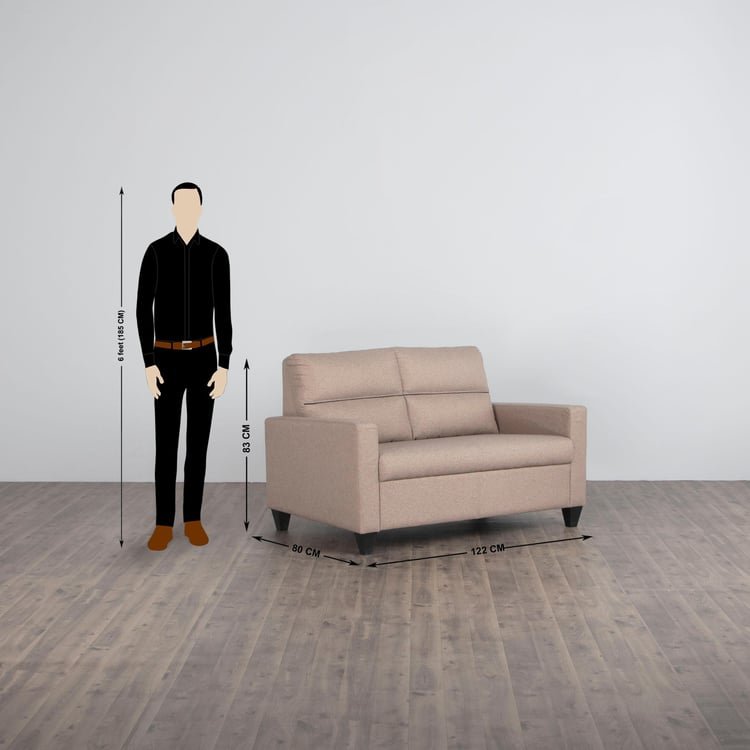 Helios Clary Nxt Fabric 3+2 Seater Sofa Set - Beige