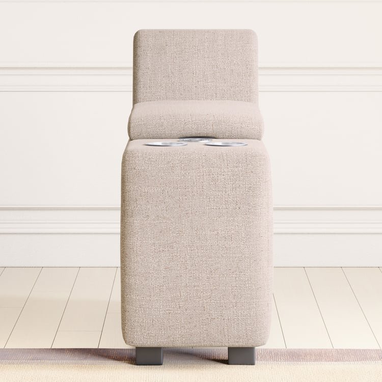 Wells Fabric Sofa Console - Beige