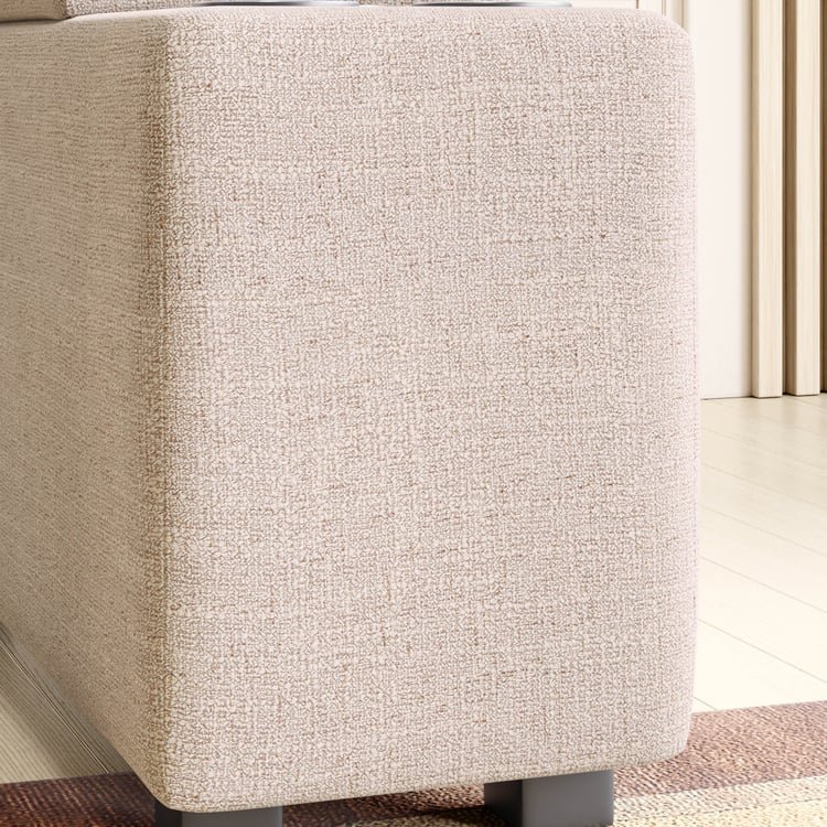 Wells Fabric Sofa Console - Beige