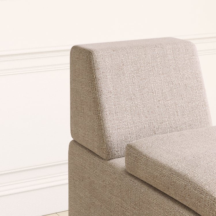 Wells Fabric Sofa Console - Beige